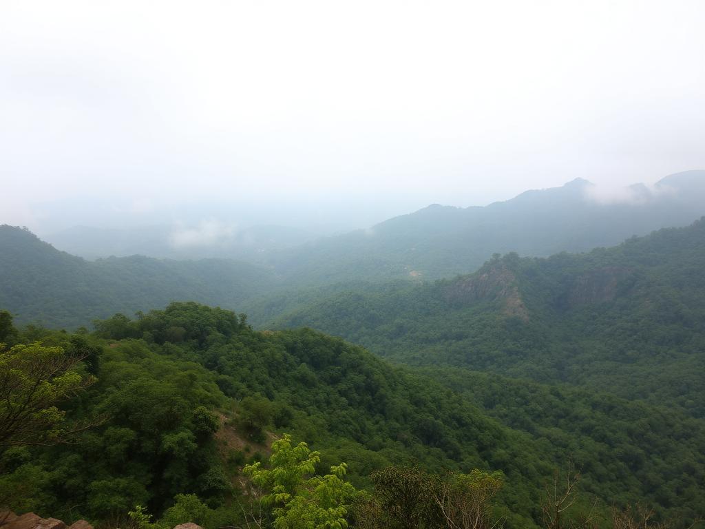 Pachmarhi hill station valley, Madhya Pradesh